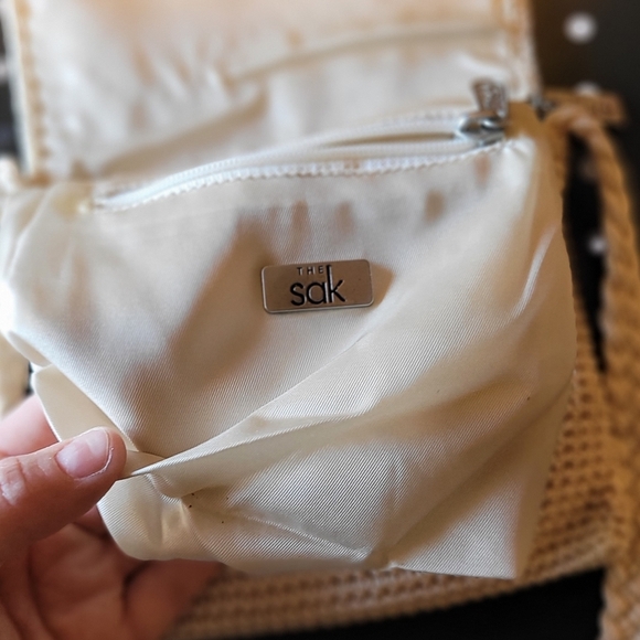 The Sak Ivory Crochet Mini Crossbody Bag - Picture 4 of 5